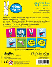 Charger l'image dans la galerie, Mémo rigolo (le jeu)